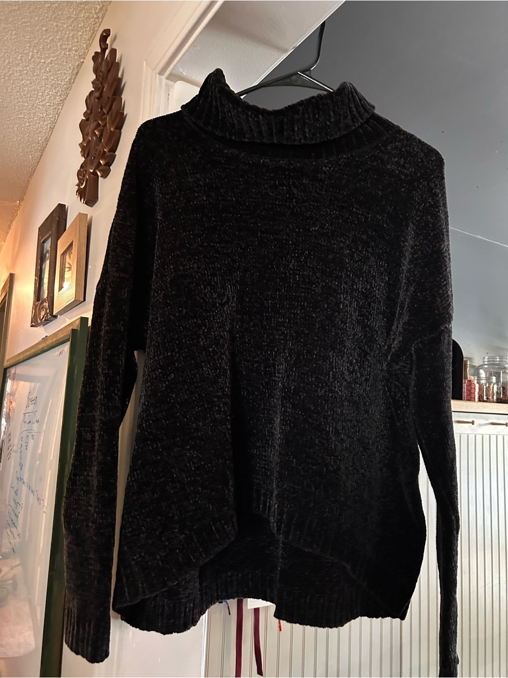 Time and Tru Black Turtleneck Sweater